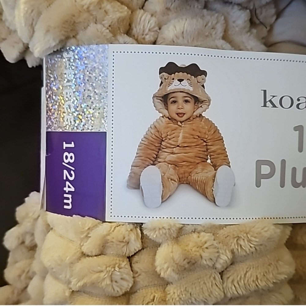 Koala Baby Fleece Jumper blanket sleeper,  nwt Lion - Picture 4 of 4